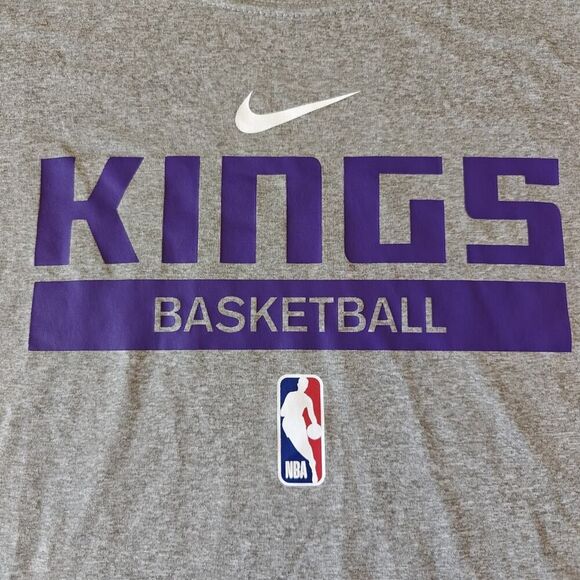 NBA Sacramento Kings Basketball Nike Dri-Fit Tee sz M NWT - Picture 7 of 11